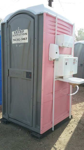 Potty with washing station