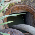 Pumping,Septic,Tanks,From,The,Backyard,Tank,In,The,Countryside